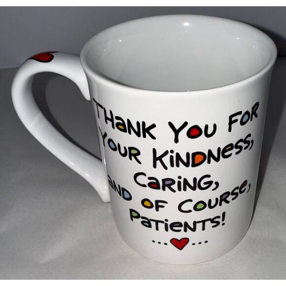 Our Name Is Mud Cuppa Doodle Nurse Mug Coffee Cup 16 oz Stoneware - Picture 3 of 4